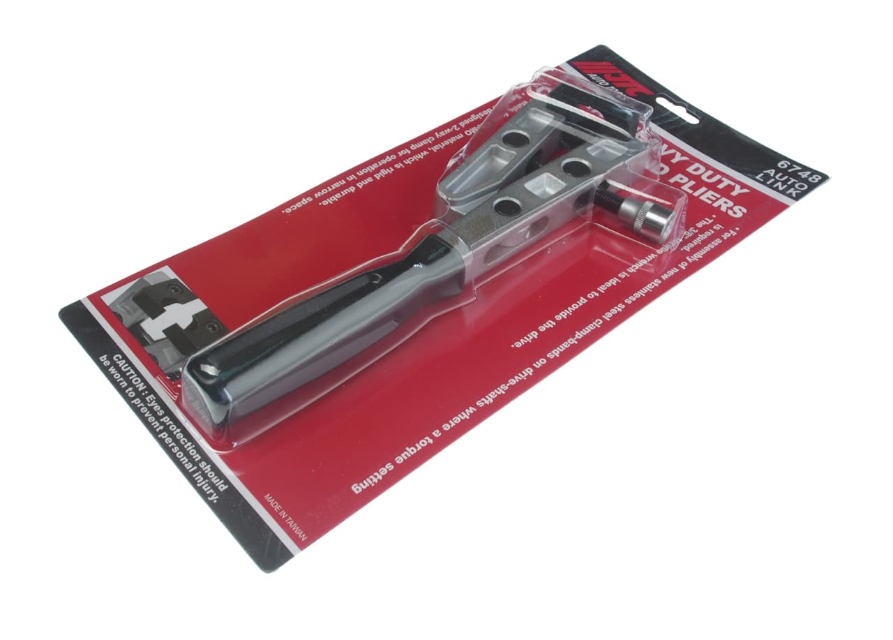 Съемник хомутов ШРУСа ленточных (клещи усиленные) С-профиль JTC JTC-6748