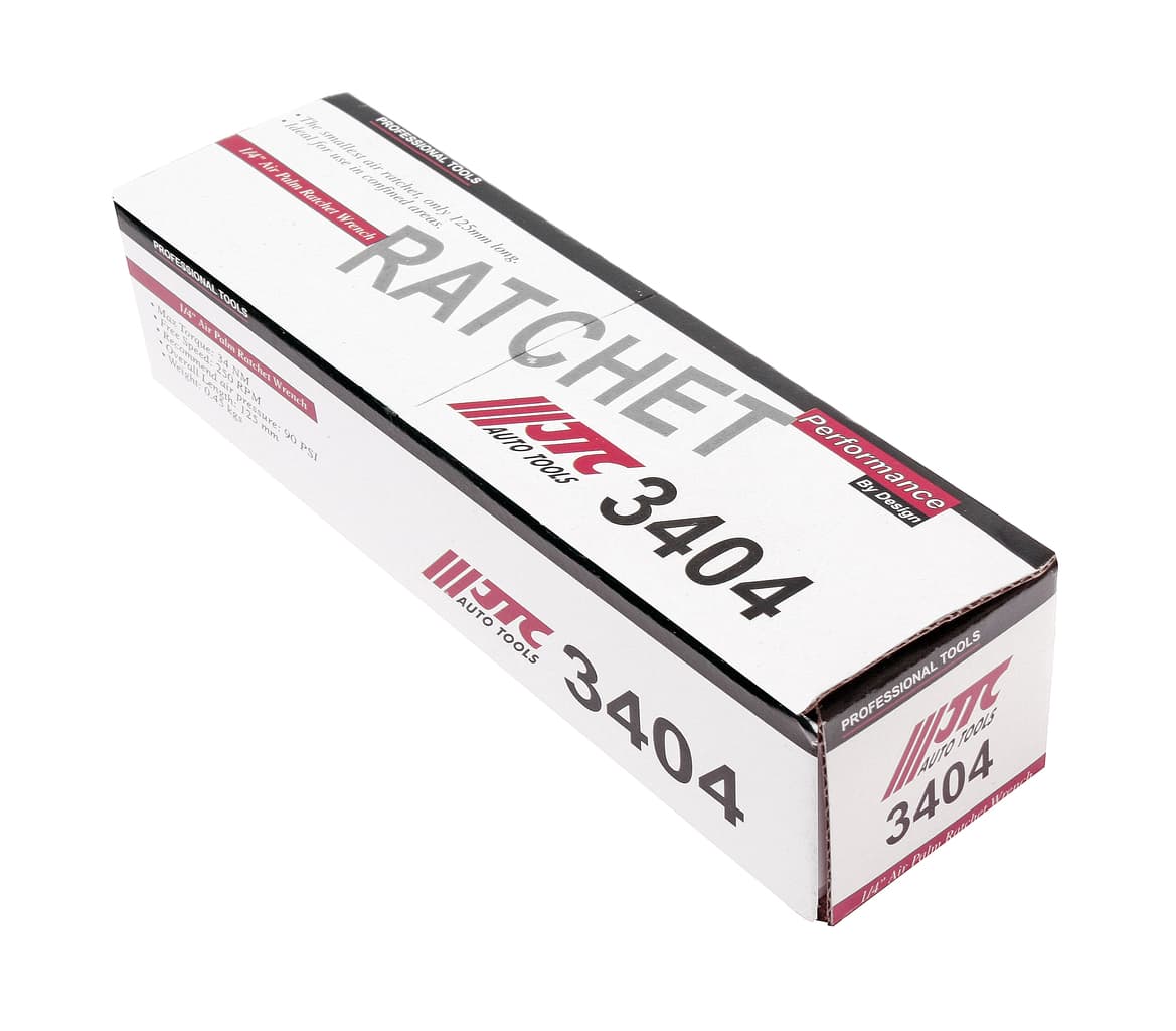 Пневмотрещотка 1/4" компактная (35 Nm) 90PSI 250об/мин JTC /1 JTC-3404