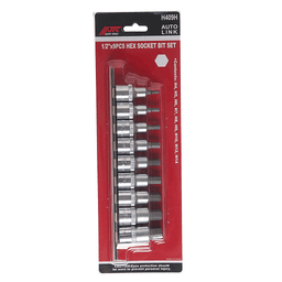 Набор насадок HEX 1/2" H4-H14 9 предметов JTC /1 JTC-H409H