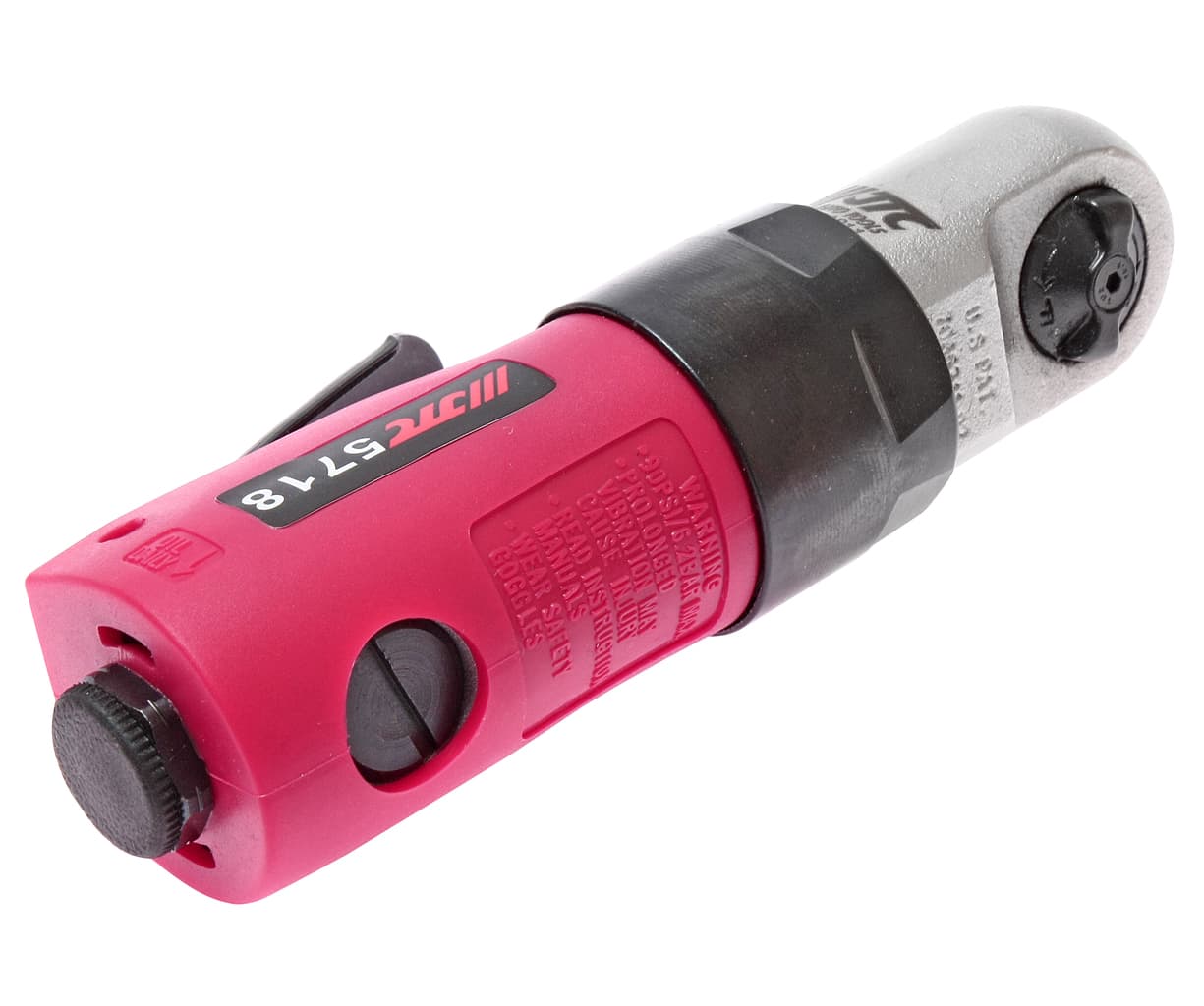 Пневмотрещотка 3/8" компактная усиленная (38 Nm) 90PSI 300об/мин 133мм JTC /1 JTC-5718