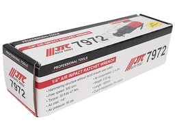 Пневмотрещотка 1/4" усиленная ударная (47 Nm) 90PSI 500 об/мин JTC JTC-7972