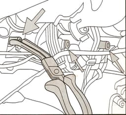 Клещи для коннектора свечи накаливания (MERCEDES, BMW, VW, AUDI и др.) JTC /1 JTC-4758