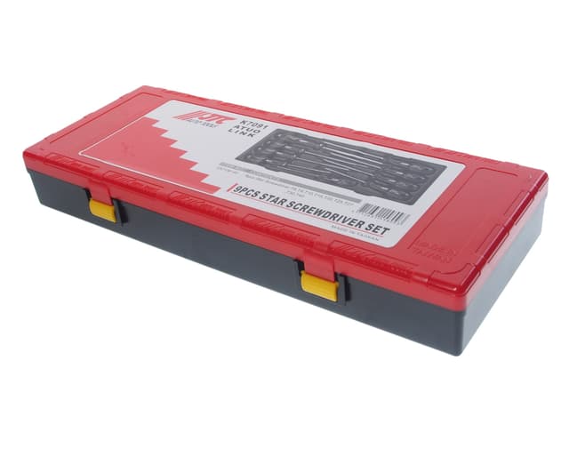 Набор отверток TORX T8-T40 (в кейсе) 9шт JTC /1 JTC-K7091
