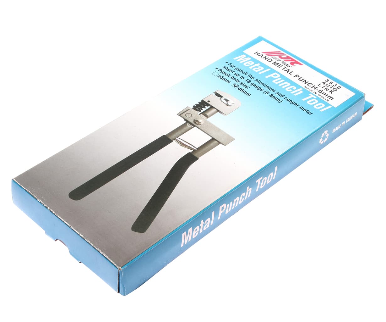 Пробойник для металла, диаметр отверстия 6мм, толщина до 1.2мм JTC /1 JTC-3530