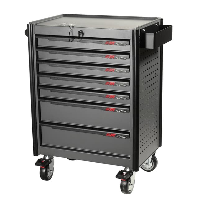 Тележка инструментальная 7 секций, в комплекте с набором инструментов (225 предметов) JTC /1 JTC-5021+225