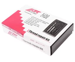 Набор для восстановления резьбы (вставки M12x1.25, длина 16.3мм, 10шт) 14 предметов JTC /1 JTC-4785