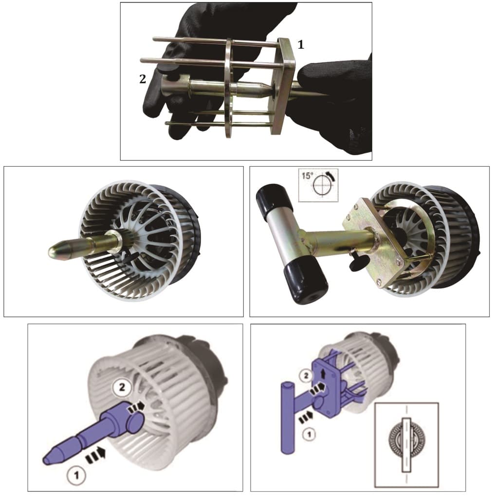 Съемник мотора отопителя VOLVO S60, S80, XC60, XC70, V70 после 2007г. JTC /1 JTC-4433