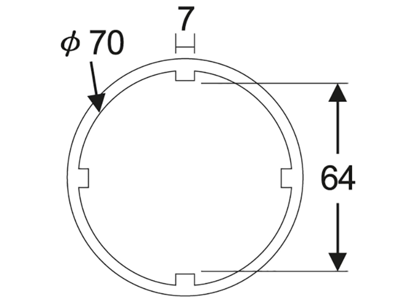 Головка для гаек муфты передней главной оси трансмиссии 3/4" х 64мм (SCANIA) JTC /1 JTC-4192