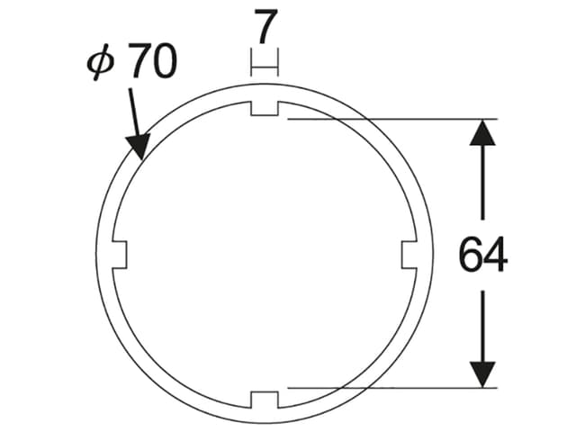 Головка для гаек муфты передней главной оси трансмиссии 3/4" х 64мм (SCANIA) JTC /1 JTC-4192