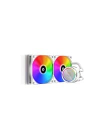 Система жидкого охлаждения ID-Cooling ZOOMFLOW 240X SNOW (LGA /1851/1700/1200/115X, AM4/5, Pump 2100RPM, 2x120mm ARGB FAN, Radiator 274x120x27mm,TDP 250W)
