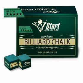 Мел Startbilliards 5 звезд зеленый (144 шт. качества 8А) SB2019_18