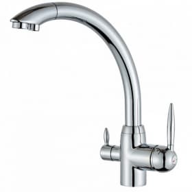 Смеситель для кухни РМС SL136-012F-015 с переключением фильтра для питьевой воды из латуни, o35