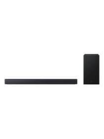 Саундбар Samsung HW-B450F, 2.1 канала, беспроводной сабвуфер, DTS Virtual X, Bluetooth, чёрный титан
