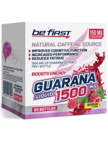 Предтренировочный комплекс Be First Guarana Liquid 1500 мг 25 мл