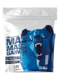 Гейнер Siberian Nutrogunz Mad mass gainer 3600 гр