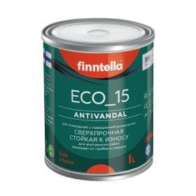 Краска интерьерная LUX ECO-15 ANTIVANDAL полуматовая (темные тона) 3л