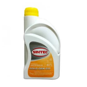 Антифриз Sintec GOLD G 12 желтый 1л