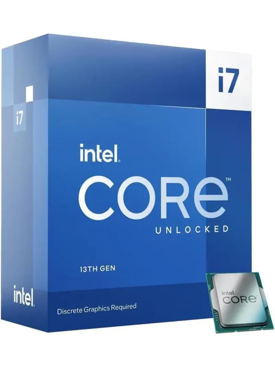 Процессор Intel Core i7-13700KF, LGA1700, 2.5-5.4GHz, 30MB Cache L3,EMT64,16 Cores+24 Threads,no VGA,Tray,Raptor Lake