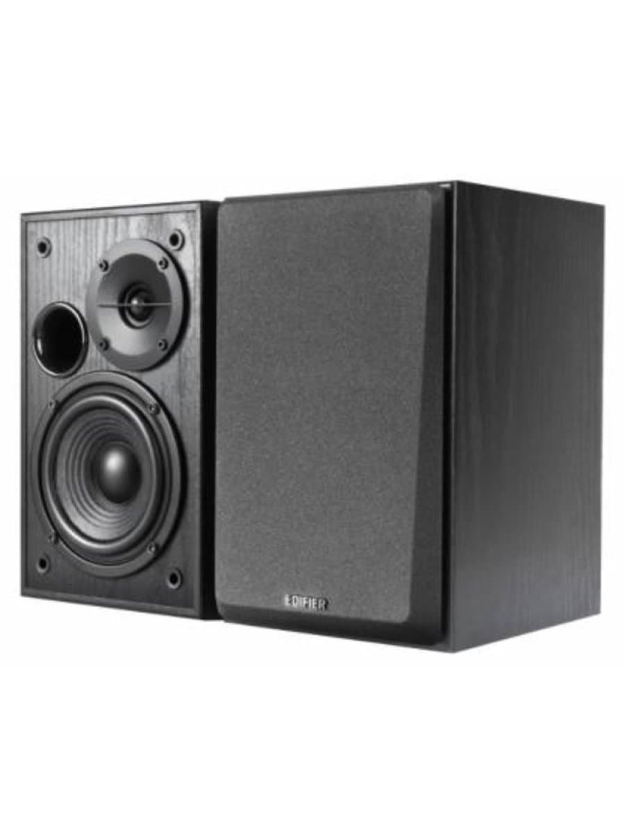 Акустическая система Edifier R1100, 85dB, RCA - 3.5mm Auxiliary, RCA, RMS 21W X 2 ( DRC ON ), цифровой тракт на усилителях класса D, МДФ, Черный