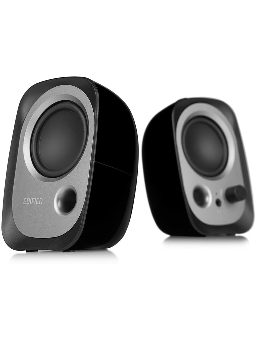 Акустическая система Edifier R12U 2.0, ?85dBA, RMS 2W ? 2 (THD+N=10%, f0=1 KHz), Черный