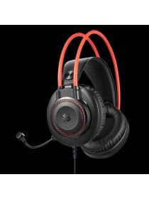Наушники с микрофоном A4Tech Bloody G200S, Black/Red, 20-20000Ghz, 100dB, 44dB(mic), USB, 2m