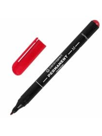 Маркер перманентный CENTROPEN 2846, КРАСНЫЙ, тонкий наконечник, 1 мм, 6 2846 9404
