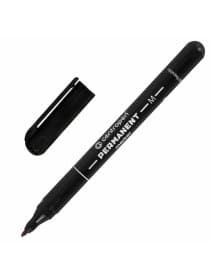 Маркер перманентный CENTROPEN 2846, ЧЕРНЫЙ, тонкий наконечник, 1 мм, 6 2846 9412