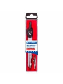 Готовальня BRAUBERG "Architect", 3 предмета: циркуль 135 мм, рейсфедерная вставка, грифель, 210331
