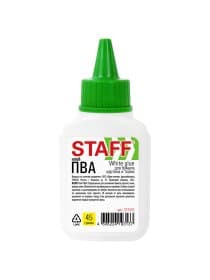 Клей ПВА STAFF EVERYDAY, 45 г, с дозатором, 227375