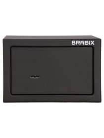 Сейф мебельный BRABIX "SF-170KL", 170х260х230 мм, ключевой замок, черный, 291142, S103BR210514