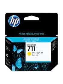 Картридж струйный для плоттера HP (CZ132A) DesignJet T120/T520, №711, желтый, оригинальный