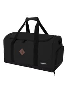 Сумка спортивная HEIKKI MOVE RENOWNED (ХЕЙКИ), отделение для обуви, черная, 28x51x26 см, 273909