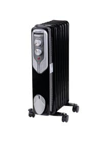 Обогреватель масляный SONNEN DFN-07BL, 1500 Вт, 7 секций, черный, 455310