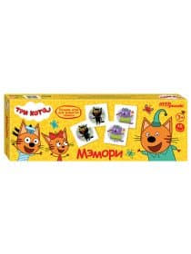 Игра настольная МЕМОРИ, лицензия "Три кота", 48 карточек, STEP PUZZLE