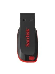 Флеш-диск 16 GB, SANDISK Cruzer Blade, USB 2.0, черный, SDCZ50-016G-B35