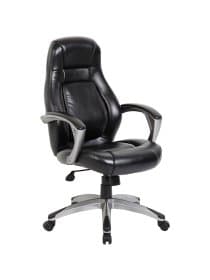 Кресло офисное BRABIX PREMIUM "Turbo EX-569", экокожа, спортивный дизайн, черное, 531014
