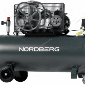 Компрессор поршневой с ременной передачей 380В, ресив. 200л, 580л/мин NORDBERG NCP200/580