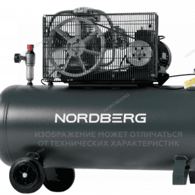 Компрессор поршневой с ременной передачей 380 В, ресивер 270 л, 880 л/мин NORDBERG NCP300/880