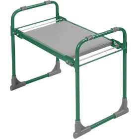 Скамейка садовая СКМ арт.СКМ/3 с мягким сиденьем (зеленая)