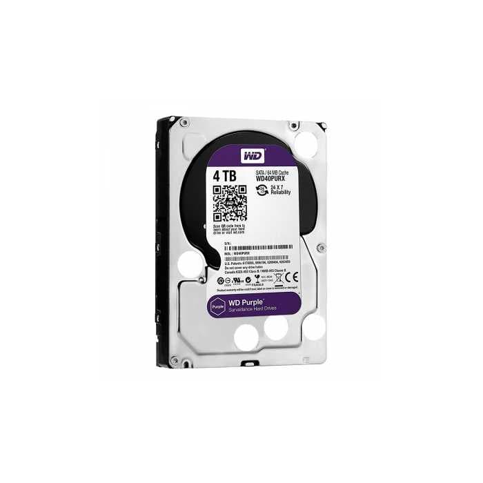 Жесткий диск 4TB 5400rpm 64MB WD40PURZ PURPLE SURVEILLANCE SATA3
