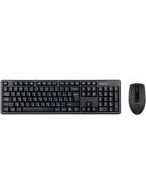 Комплект клавиатура и мышь A4TECH 3330N (GK-3+G3-330N) V-TRACK WIRELESS KEYBOARD + MOUSE SET USB BLACK US+RUSSIAN