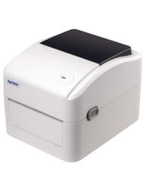 Термопринтер штрих-кодов Xprinter XP-420B 4inch direct thermal barcode printer USB+LAN, White, 152mm/s, EU plug