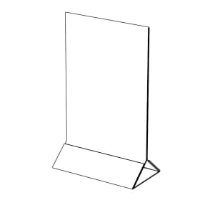 Подставка под меню (тейбл тент) настольная двух-сторонняя ACR-LEAF-M (А4,ПЭТ, 107378-04-П)