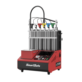 Launch-Smartsafe CNC605+ — универсальный стенд для промывки и тестирования форсунок (GDI, PIEZO, обычные), с ультразвуковой очисткой и имитацией режимов двигателя