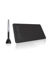 Графический планшет Huion H640P, Разрешение 5080 lpi, Чувствительность к нажатию 8192, Интерфейс USB, Рабочая область 160*100 мм. (6,3"х 3,9"), Чёрный