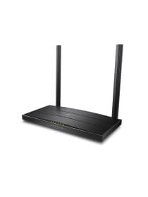 Модем TP-Link Archer VR400, 300 Мбит/с (2,4 ГГц) + до 867 Мбит/с (5 ГГц), 3xLAN 10/100/1000 Мбит/с RJ45, 1xLAN/WAN 10/100/1000 Мбит/с (RJ45), 1xRJ11, 1xUSB 2.0, 2 внешие антенны