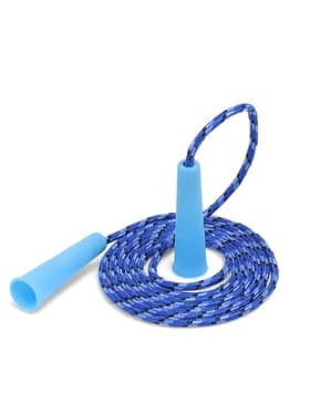 Скакалка детская, 2.2 м, регулируемая, нейлоновый трос, цвет МИКС
