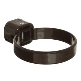 Хомут универсальный для водосточной трубы DÖCKE LUX, цвет шоколад