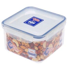 Контейнер для хранения еды Good & Good, 1.25 л, с герметичной крышкой, пластик, прозрачный
