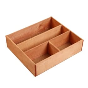 Подарочный ящик, 34.5×30×10 см, деревянный, цвет натуральный